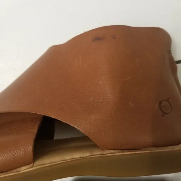 Born Iwa Tan Leather Flat Sandal size 7 - Picture 7 of 8